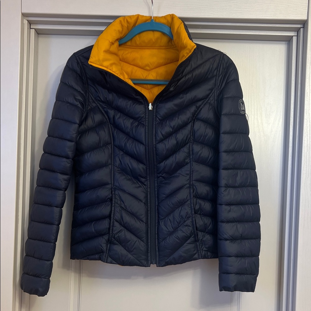 Nautica Women’s Reversible Packable Hooded Coat